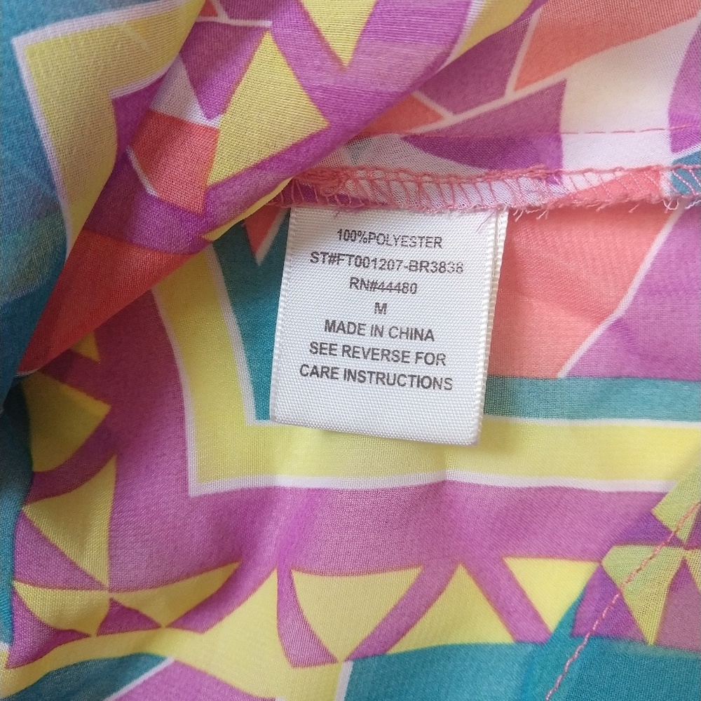 Love, Fire Cold Shoulder Sheer Top - Picture 5 of 8